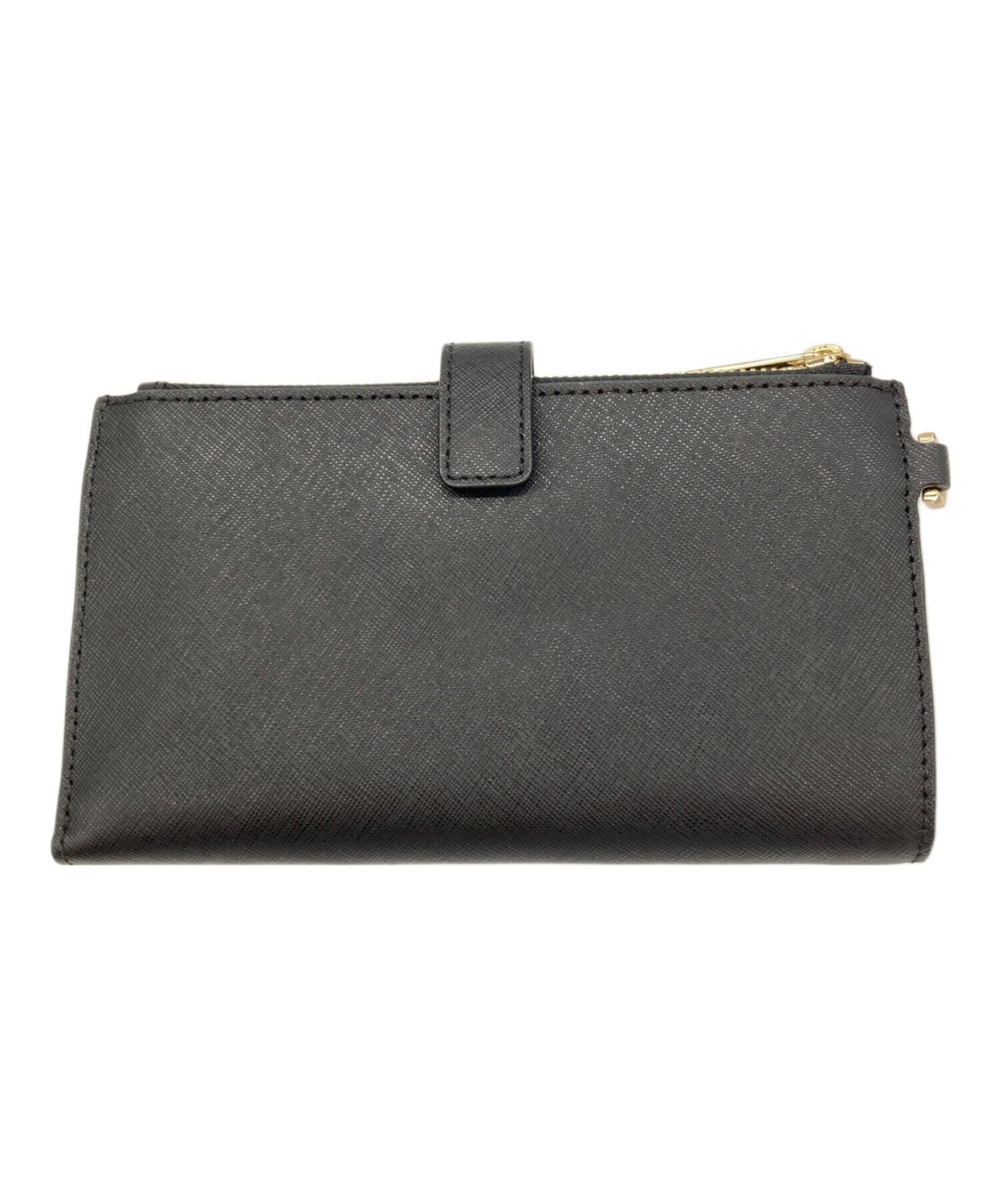 中古・古着通販】MICHAEL KORS (マイケルコース) 2つ折り財布 ブラック