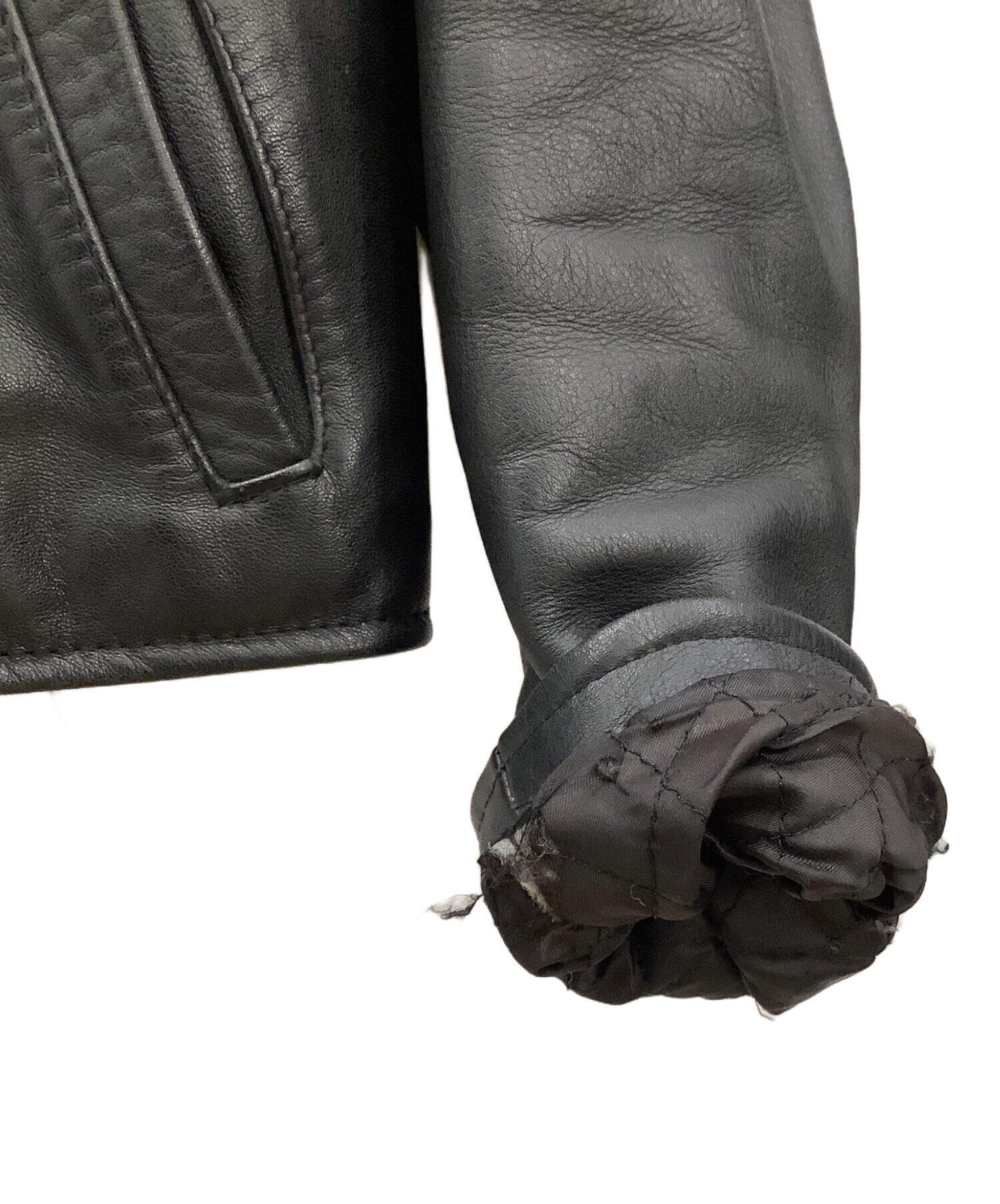 中古・古着通販】HUMAN BEING (ヒューマンビーング) レザージャケット