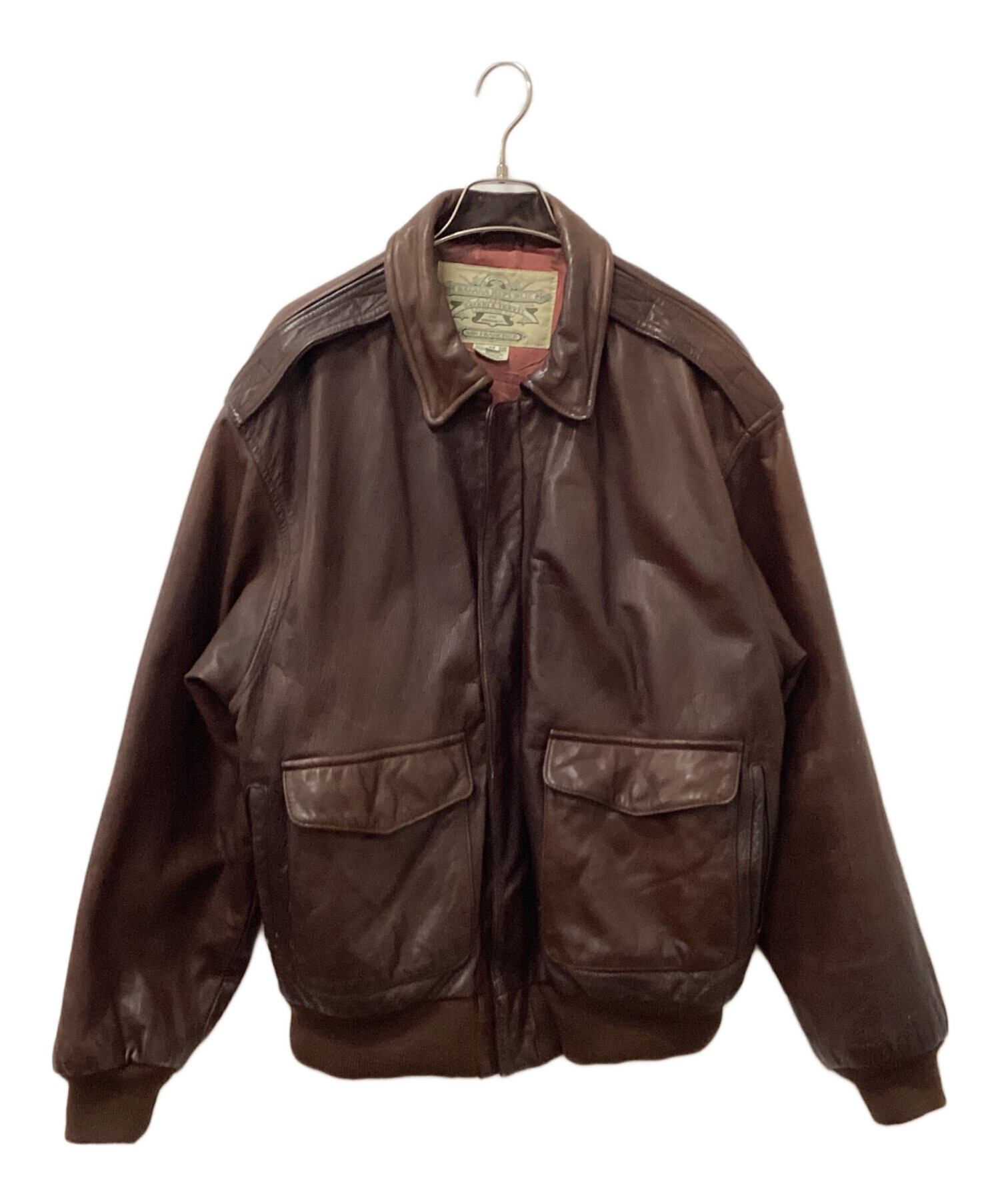 バナナリパブリック A-2 フライトジャケット レザージャケット 80S