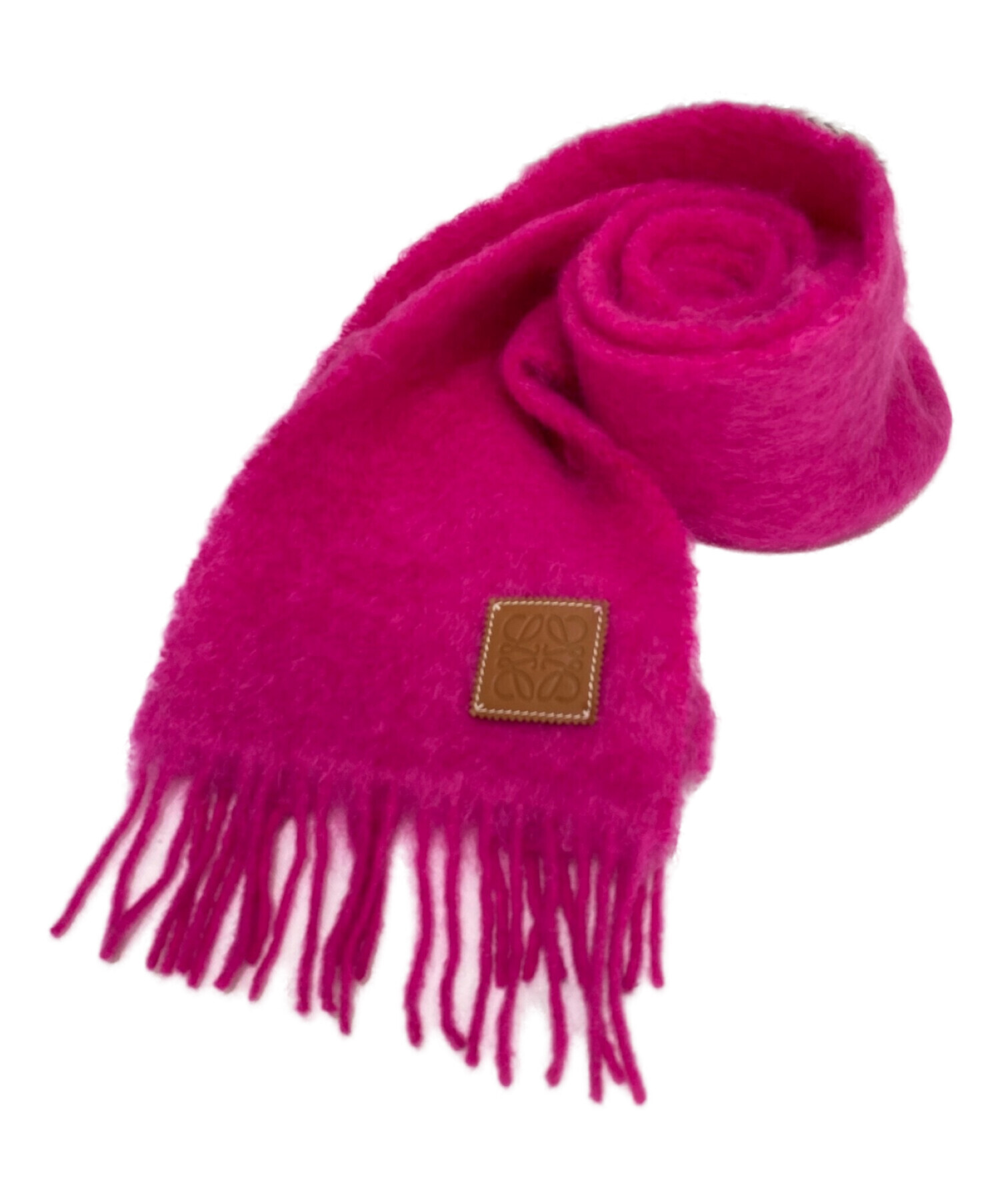 中古・古着通販】LOEWE (ロエベ) モヘヤマフラー ピンク｜ブランド