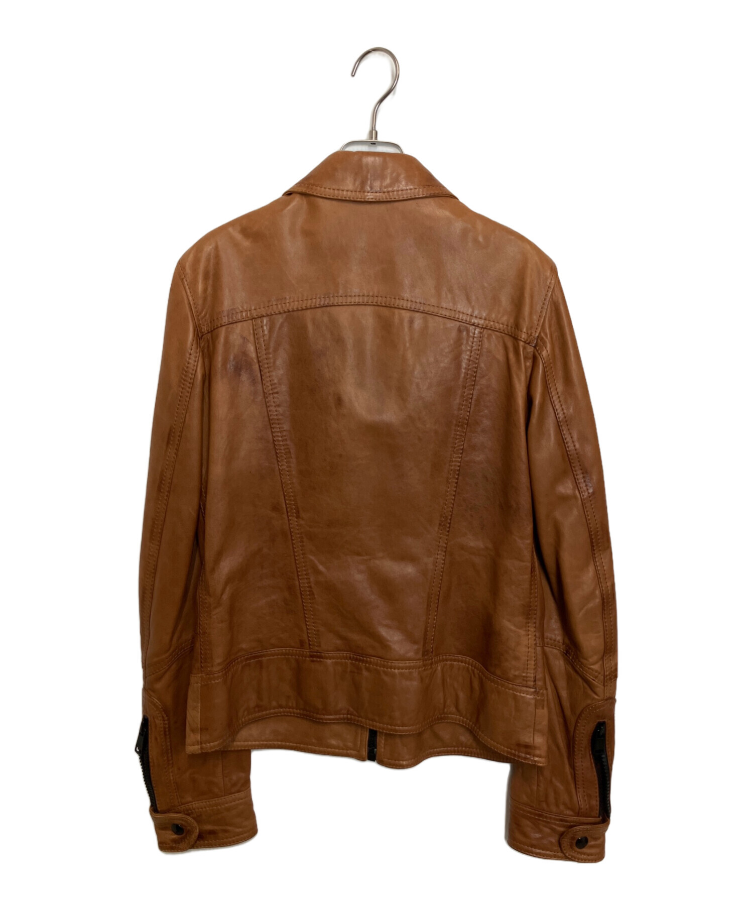 Dolce&Gabbana ドルチェ＆ガッバーナ ラムレザー テーラードジャケット