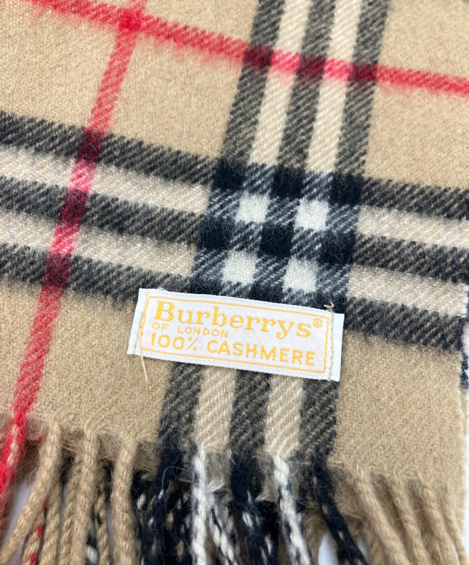中古・古着通販】Burberry's (バーバリー) マフラー ベージュ