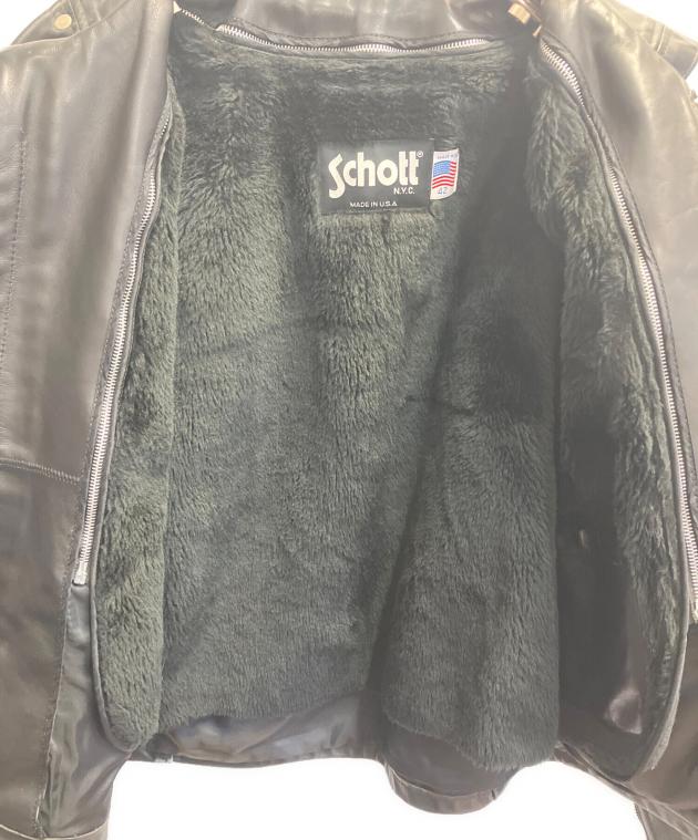 中古・古着通販】Schott (ショット) シングルライダースジャケット