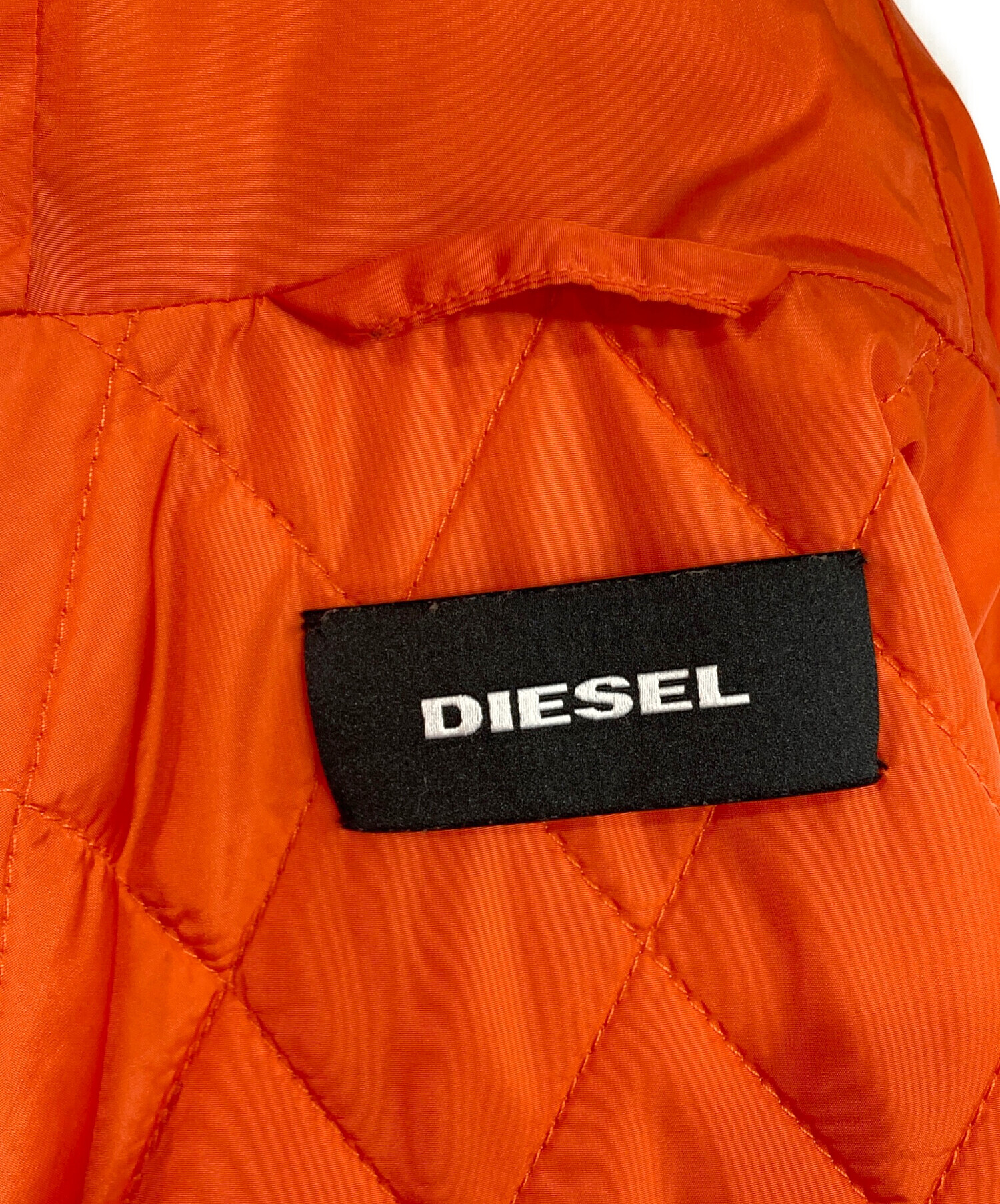 中古・古着通販】DIESEL (ディーゼル) 中綿ジャケット オレンジ サイズ