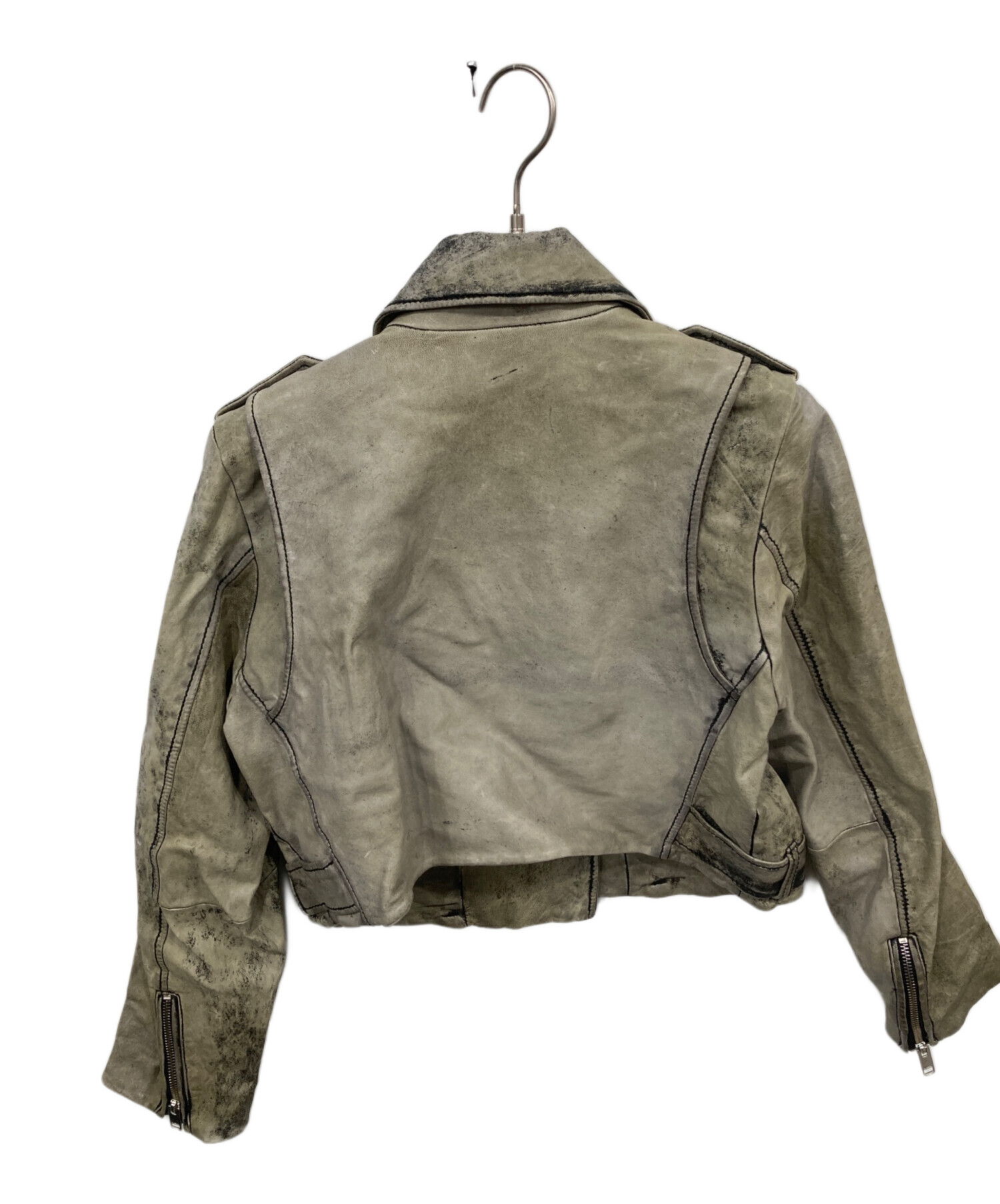 中古・古着通販】DIESEL (ディーゼル) ヴィンテージ加工ライダース