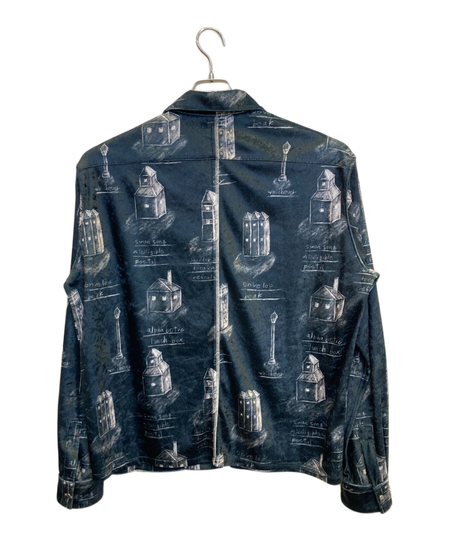 中古・古着通販】SHINYA KOZUKA (シンヤコズカ) ZIP SHIRT グリーン