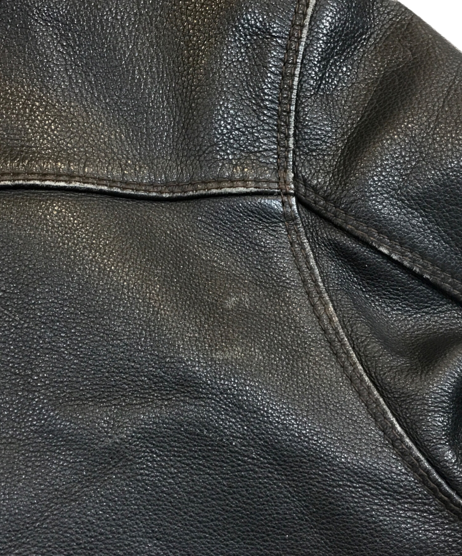 中古・古着通販】Columbia (コロンビア) レザージャケット ブラック