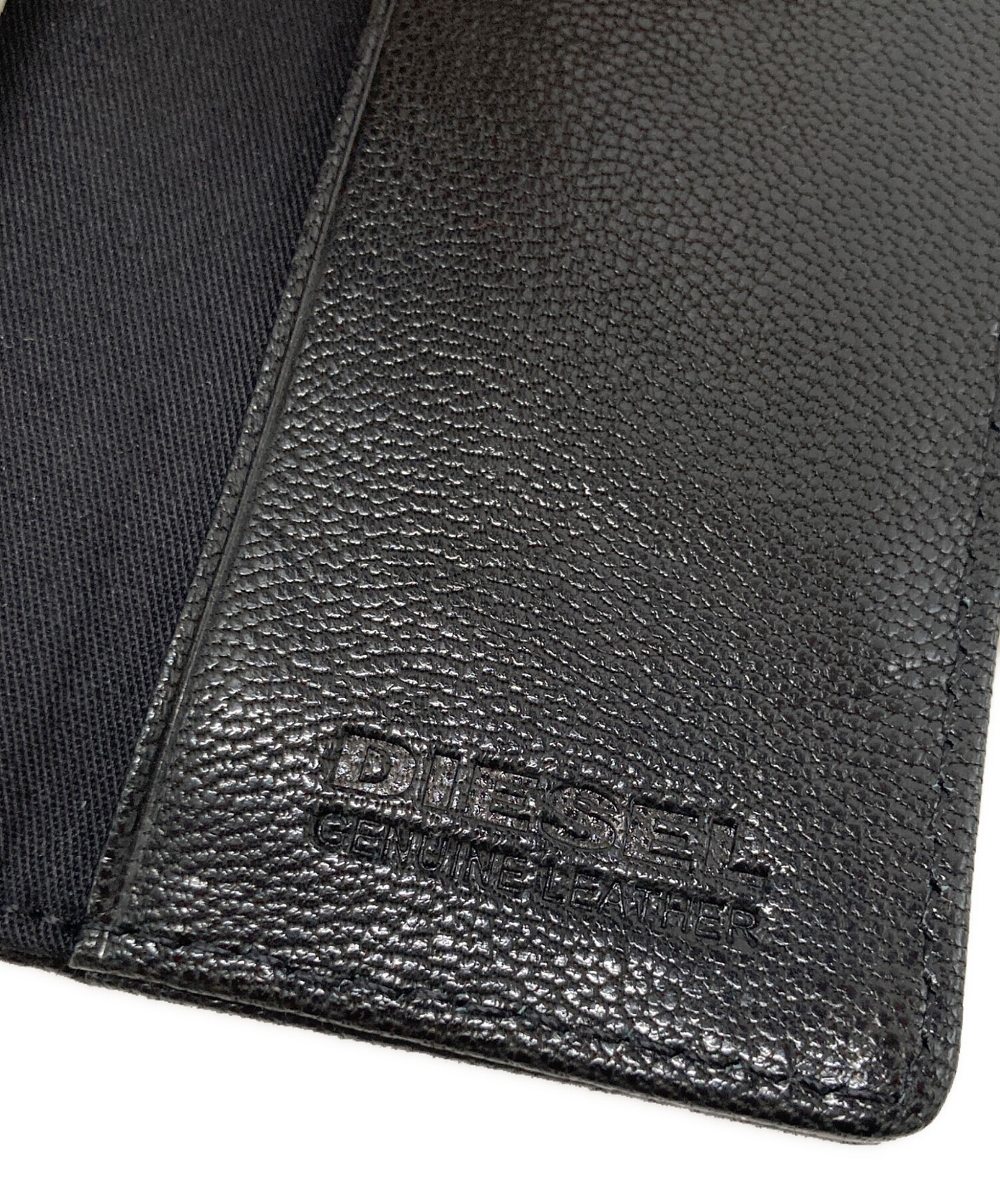 中古・古着通販】DIESEL (ディーゼル) ロゴ レザーキーケース ブラック