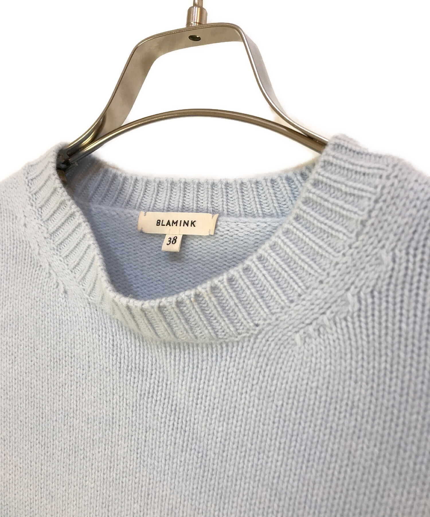 中古・古着通販】BLAMINK (ブラミンク) ウールカシミヤ5Gクルーネック
