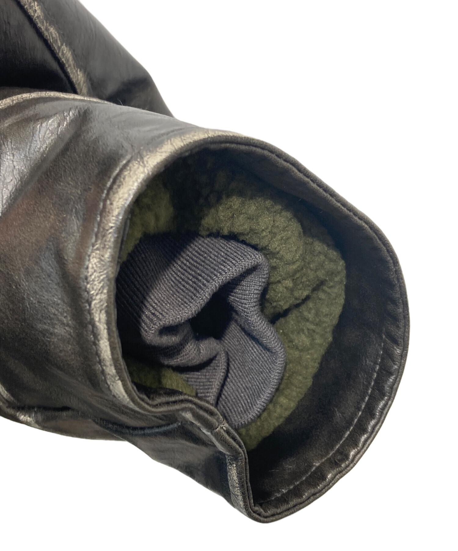 中古・古着通販】rarelize (レアリゼ) リバーシブルPUレザーフリース