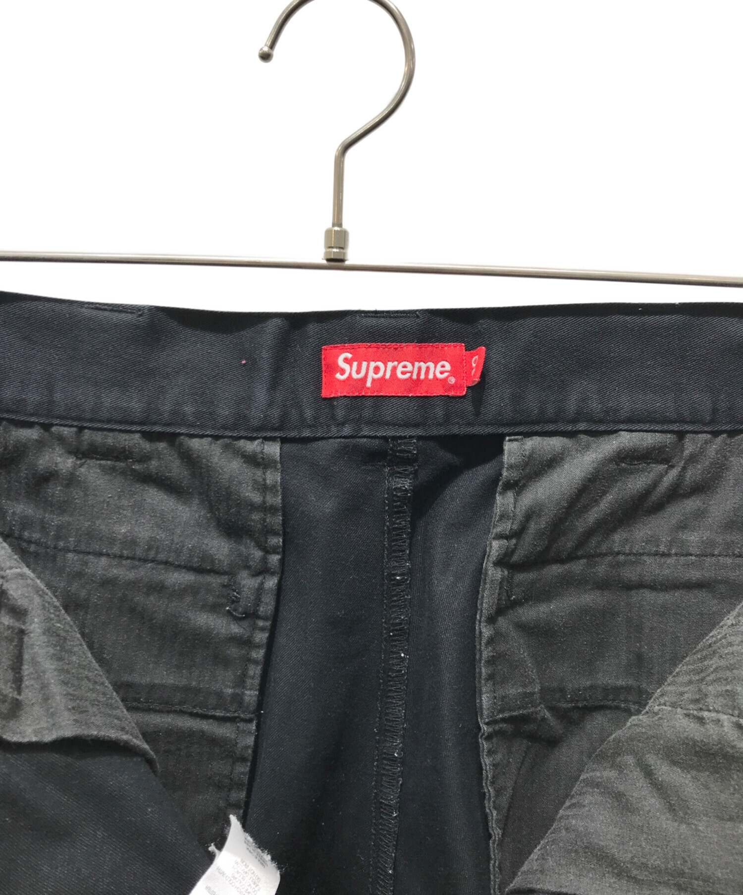 中古・古着通販】SUPREME (シュプリーム) チノパンツ ブラック サイズ