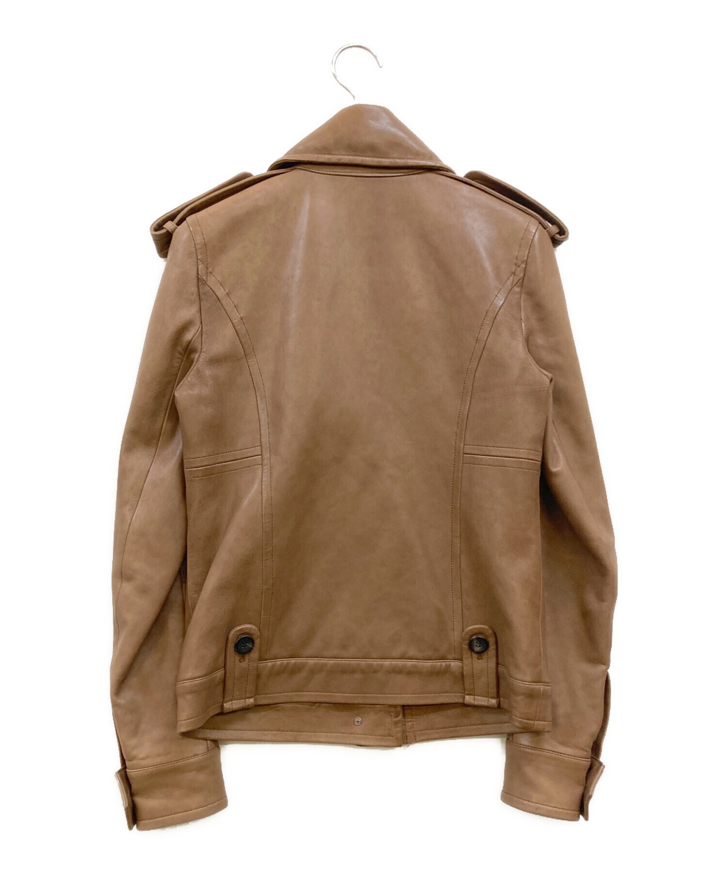 3683 Theory レザージャケット ラムレザー 羊革 XL ベージュ 3683