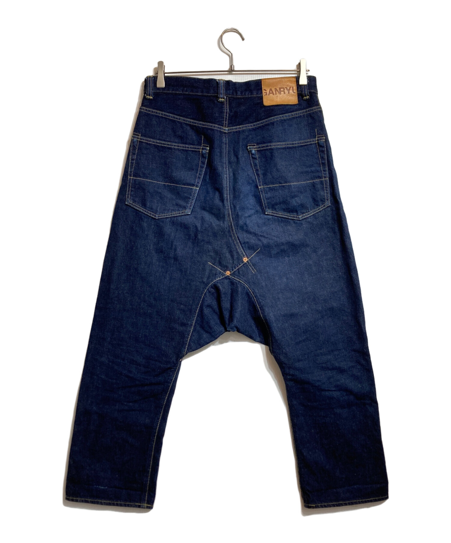 中古・古着通販】GANRYU (ガンリュウ) デニムサルエルパンツ
