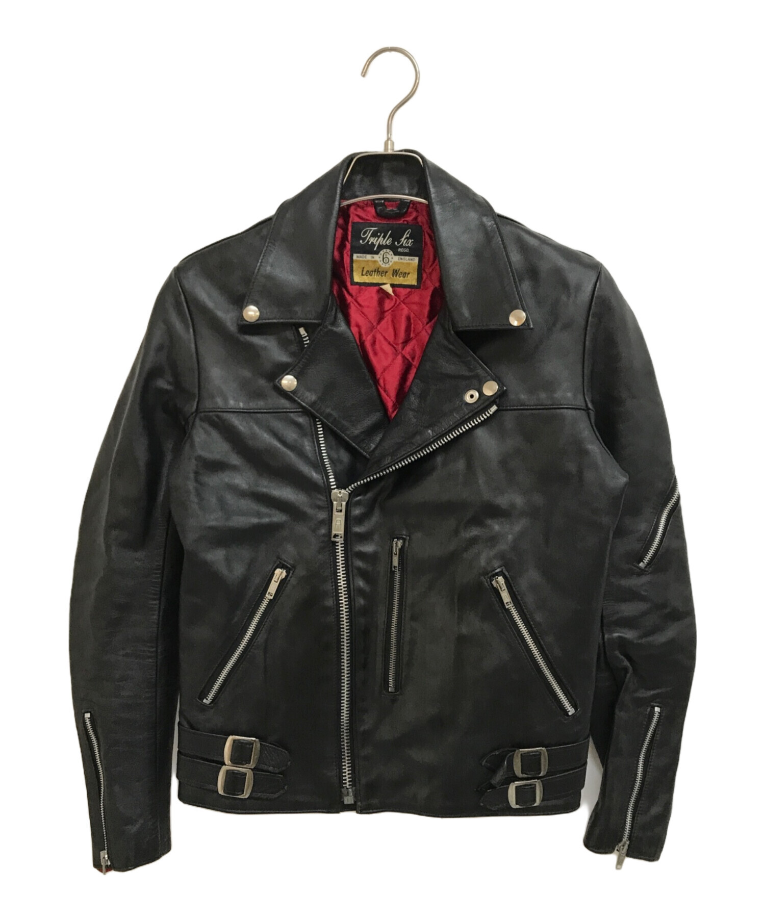 666 ダブルライダースジャケット スティアハイド 666 ダブルライダース