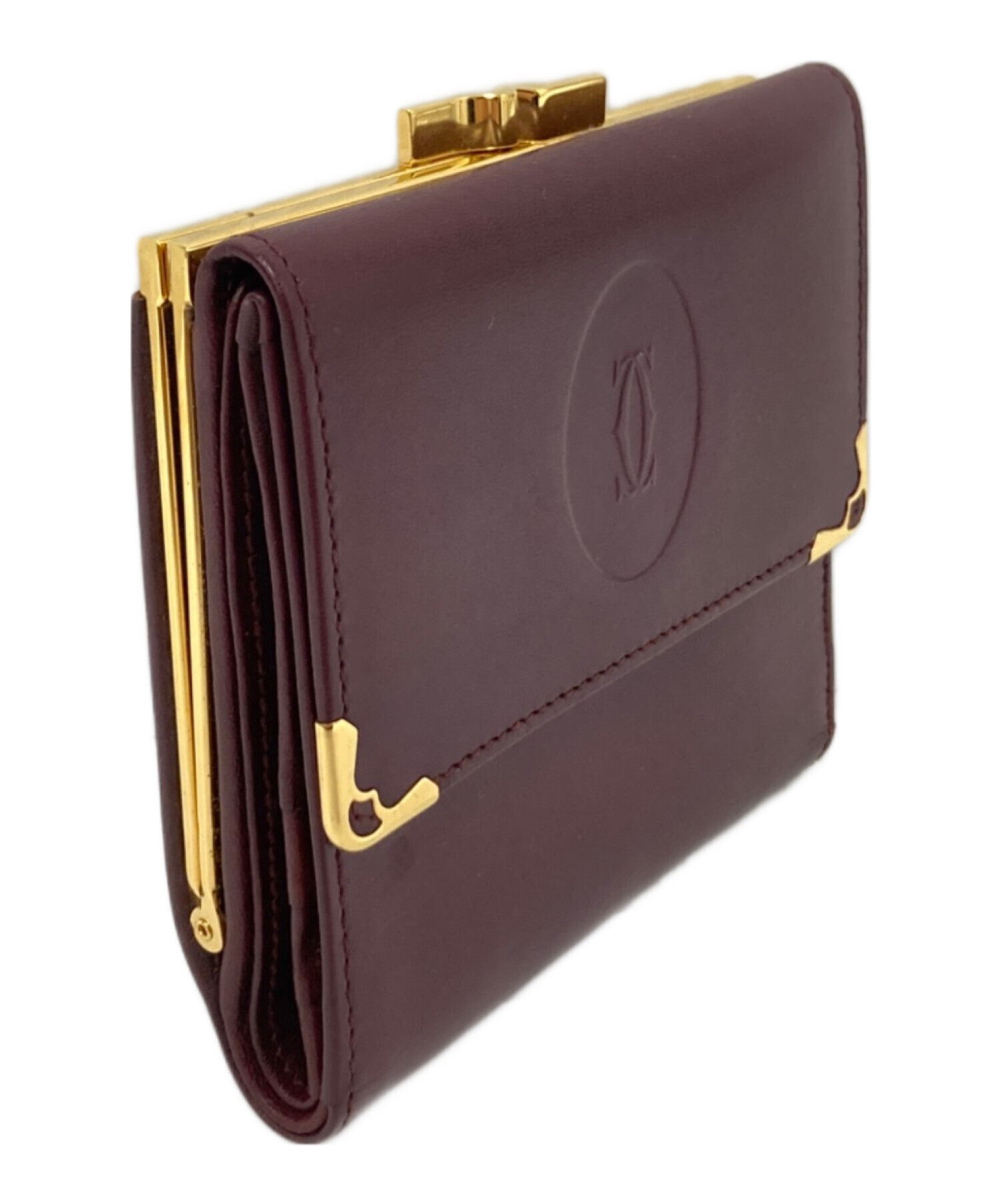 Cartier S7/ Cartier カルティエ マストライン 2つ折り財布 がま口 箱