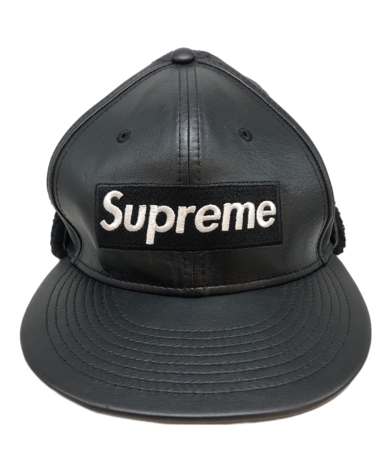 中古・古着通販】Supreme (シュプリーム) New Era (ニューエラ) レザー