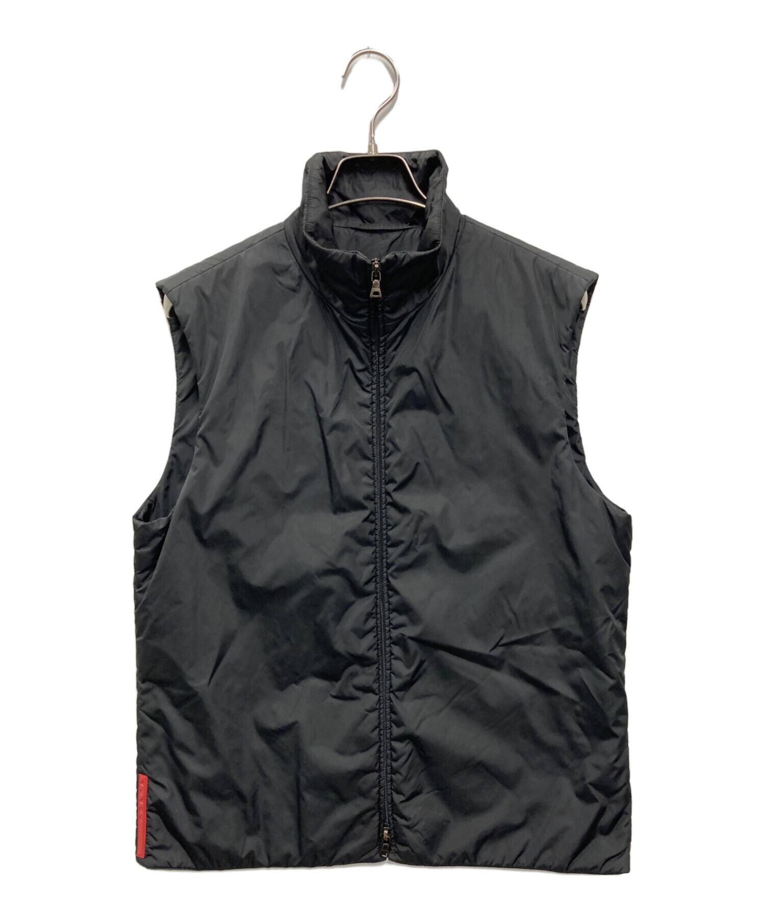 中古・古着通販】PRADA SPORTS (プラダスポーツ) 中綿ベスト ブラック