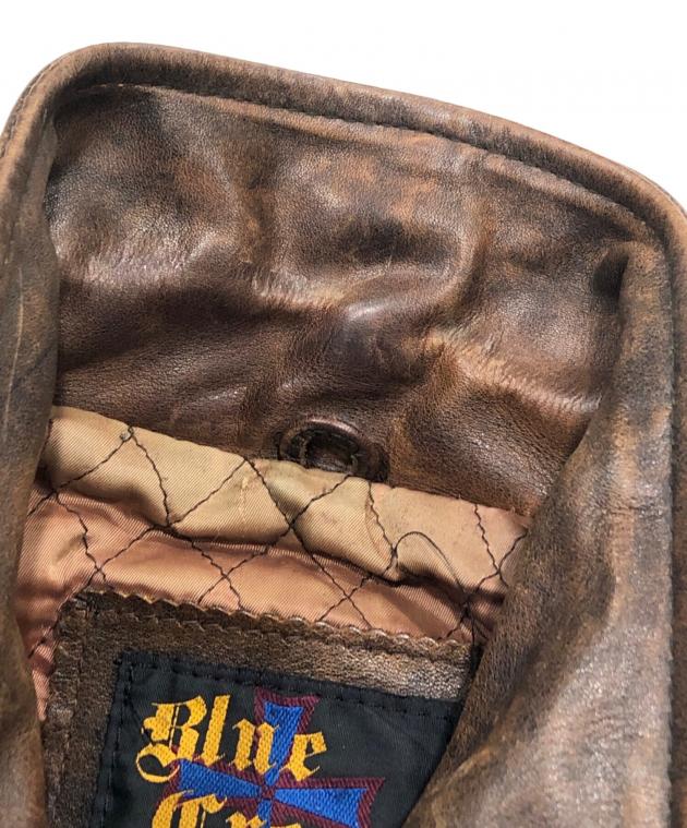 中古・古着通販】BLUE CROSS (ブルークロス) COW STEER HIDE LEATHER
