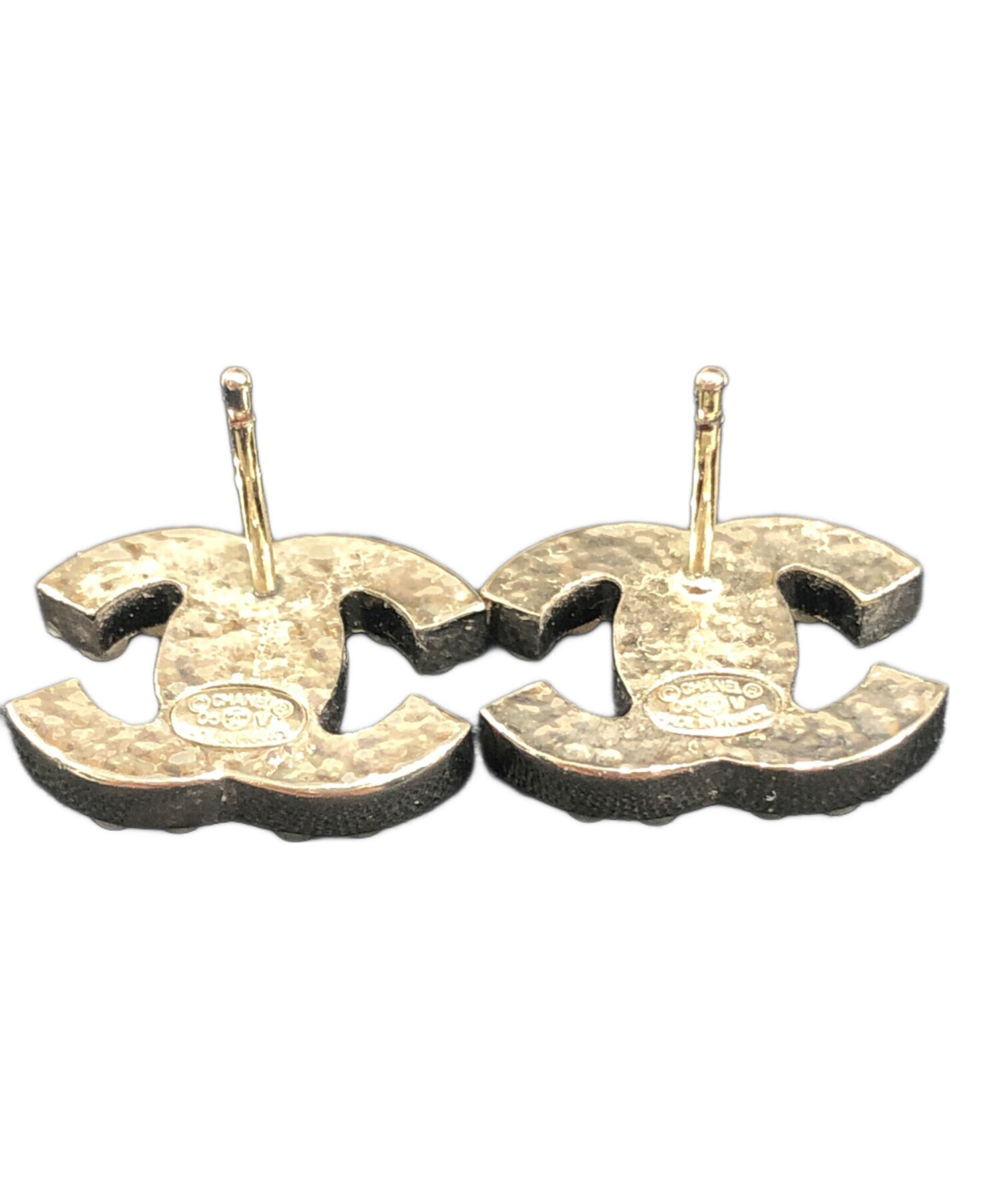 中古・古着通販】CHANEL (シャネル) パールココマークピアス シルバー