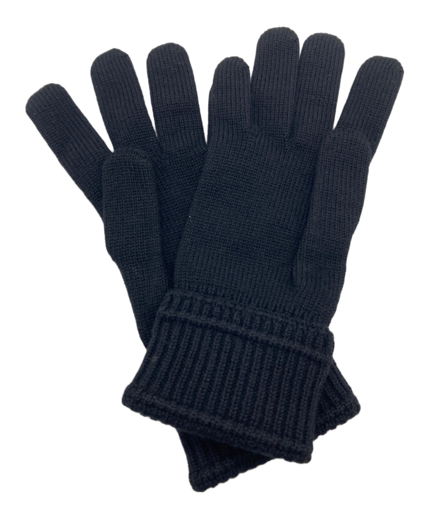 中古・古着通販】BURBERRY (バーバリー) ウールグローブ ブラック