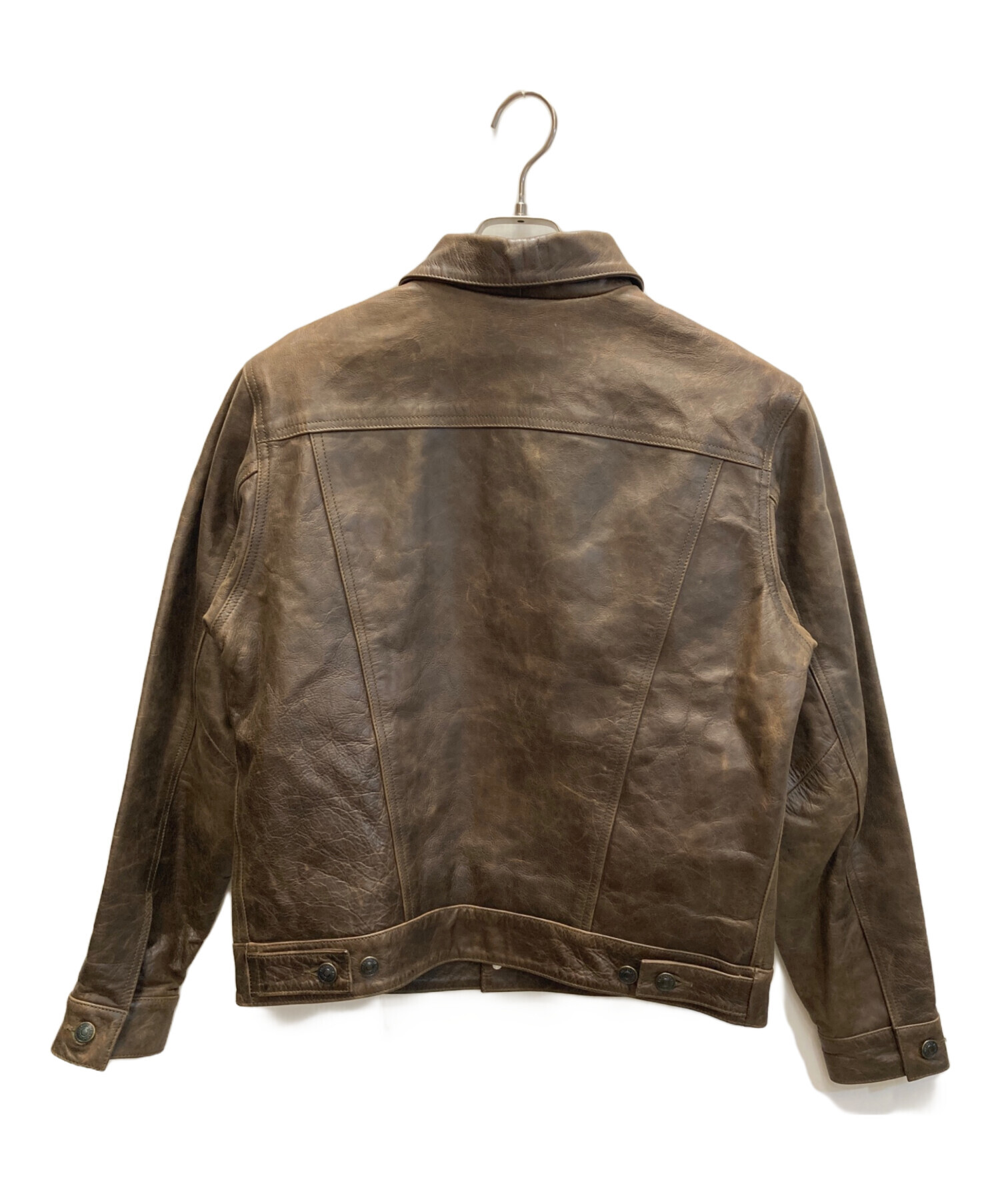 中古・古着通販】GAP (ギャップ) 00's レザートラッカージャケット