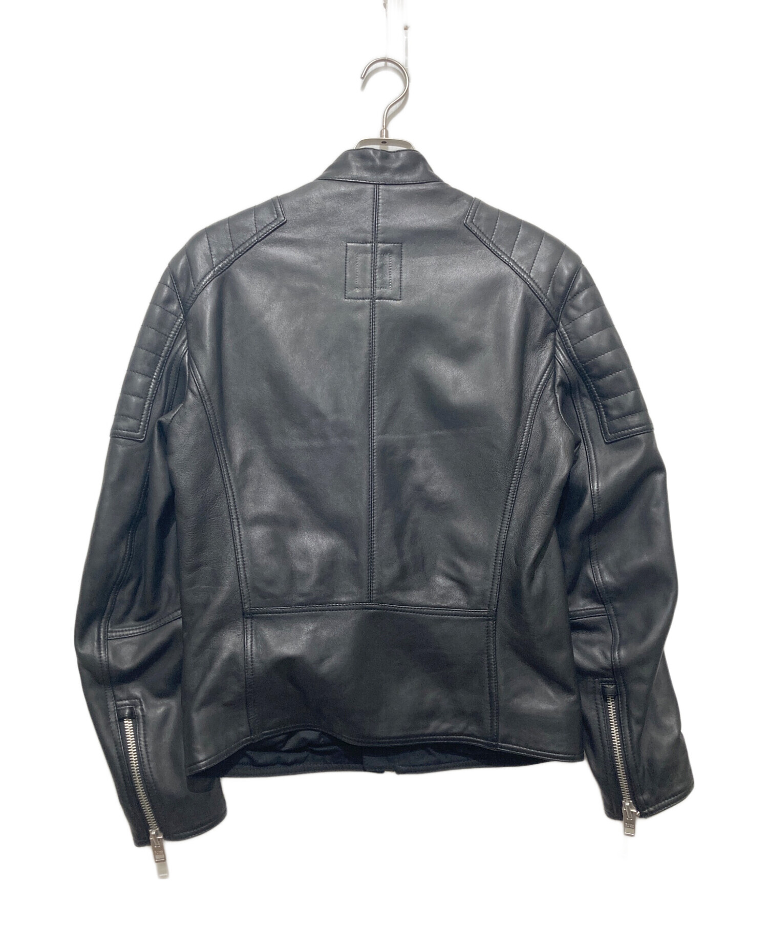 HUGO BOSS ライダース レザージャケット アウトレット】HUGO HUGOBOSS