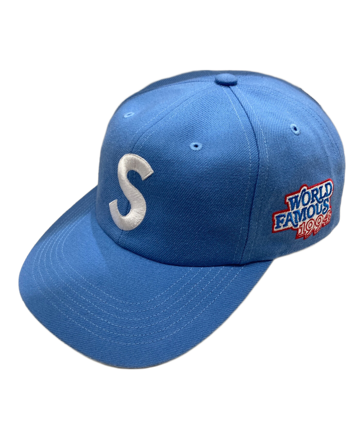 Supreme World Famous S Logo 6-Panel （紺色） supreme world famous
