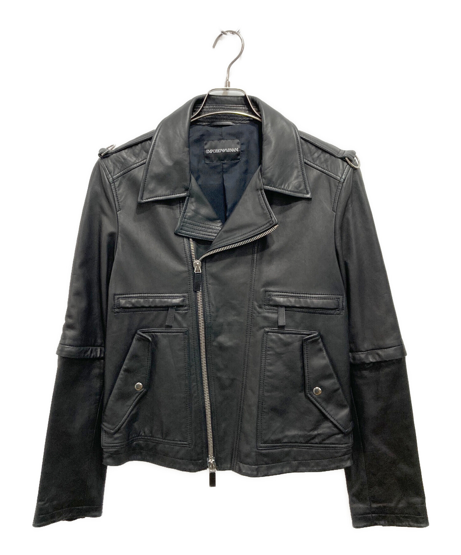 中古・古着通販】EMPORIO ARMANI (エンポリオアルマーニ) ラムレザー