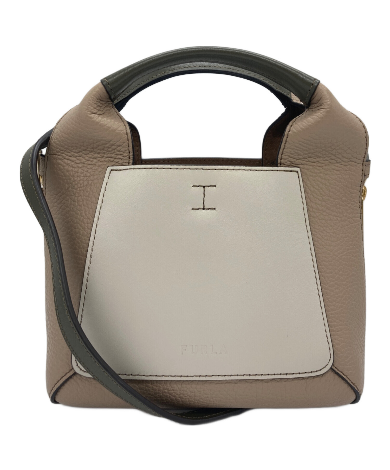 中古・古着通販】FURLA (フルラ) 2WAYショルダーバッグ ベージュ