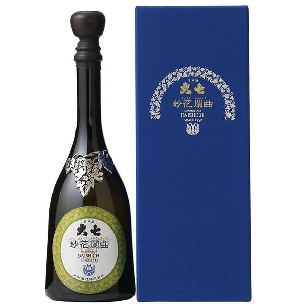 大七酒造【福島県】生もと純米大吟醸 妙花蘭曲 （箱入り）: フード
