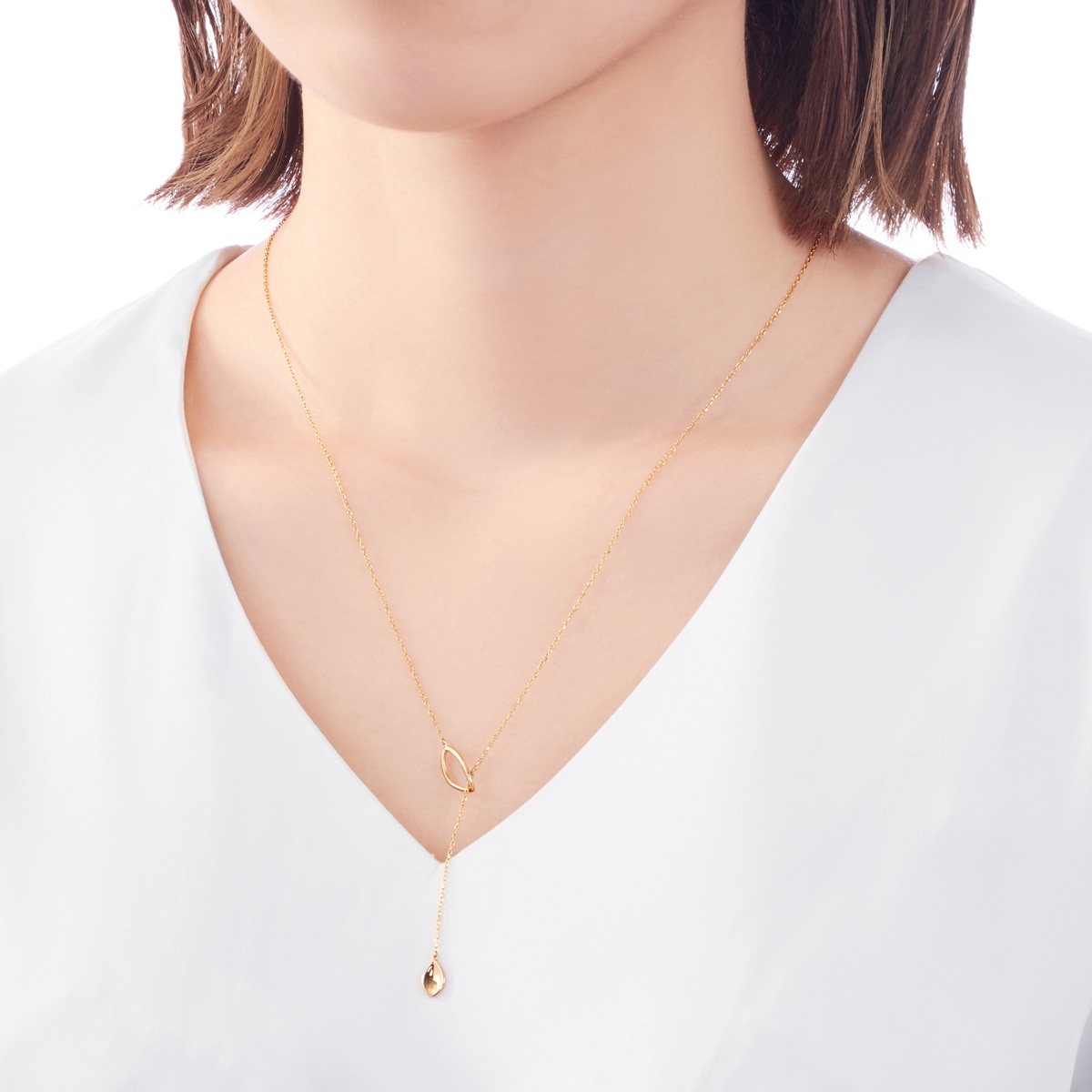 K10イエローゴールドネックレス(RNC769)|TSUTSUMI（ジュエリーツツミ