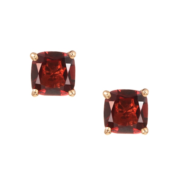 K10イエローゴールドアルマンダインガーネットピアス(RPE136-001