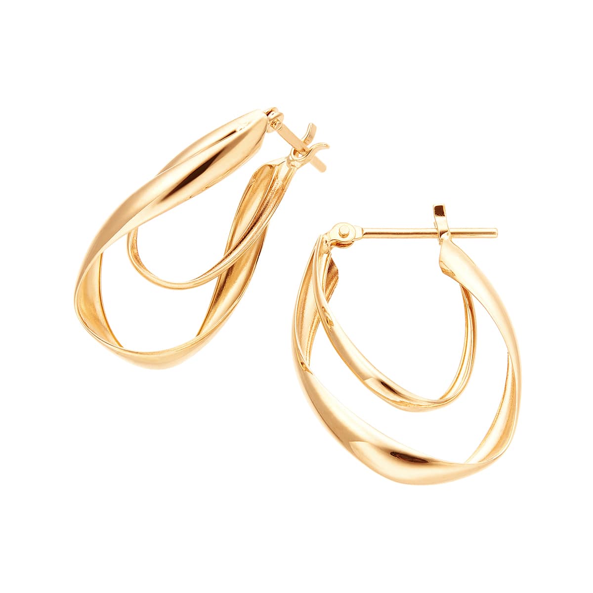 プラチナ/K18イエローゴールドピアス(RPE293-002)|TSUTSUMI