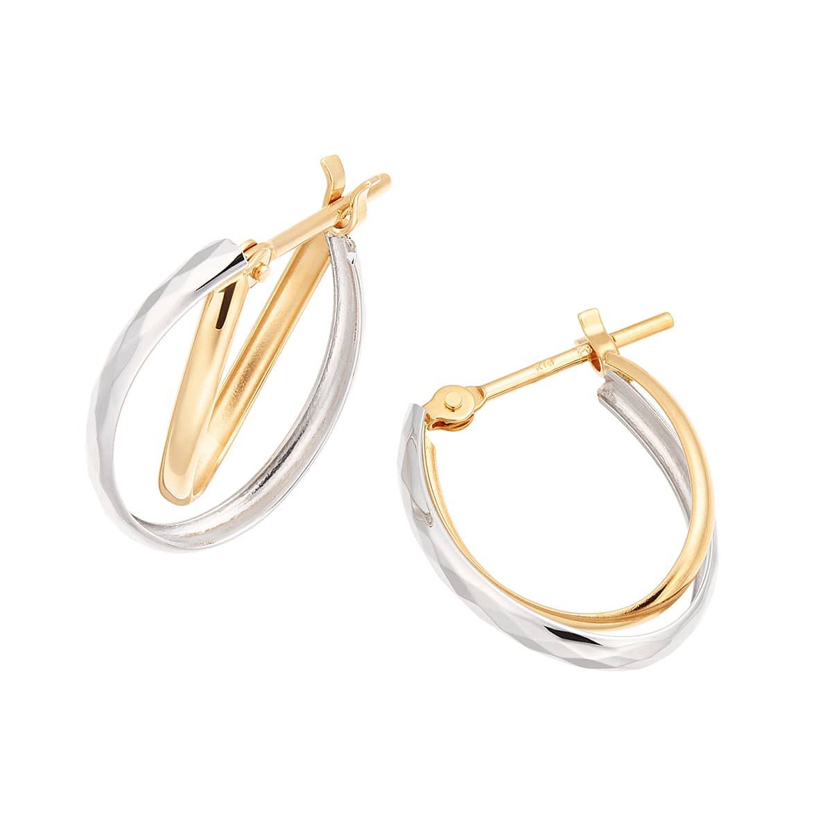 プラチナ/K18イエローゴールドピアス(RPE606-002)|TSUTSUMI