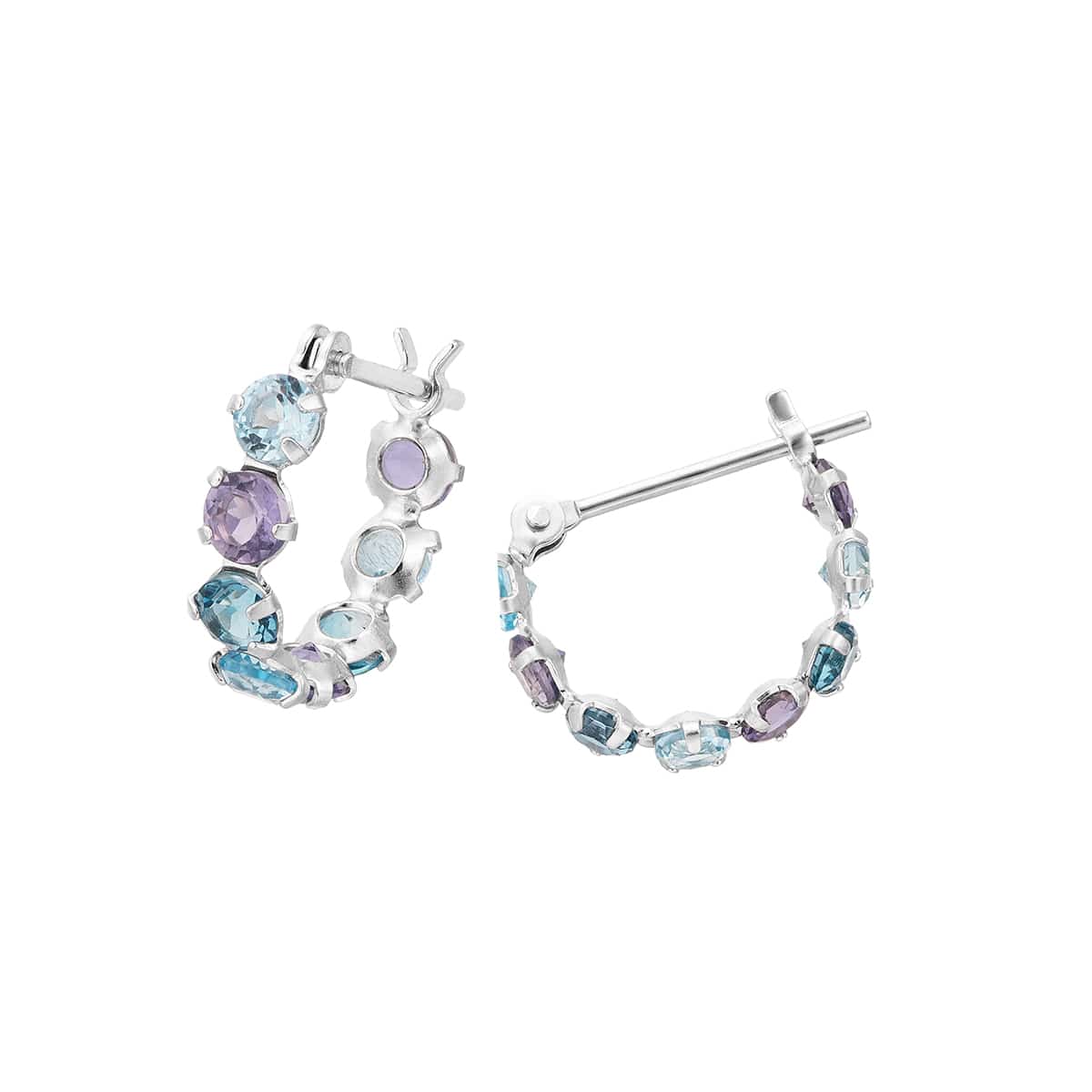 K10イエローゴールドサファイアピアス(RPE692-002)|TSUTSUMI