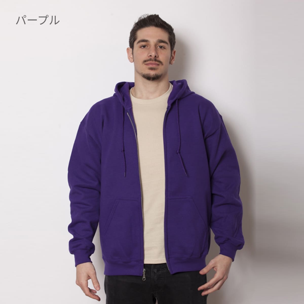 8.0 oz ヘビーブレンドZIPパーカー | メンズ | 1枚 | 18600 | マルーン