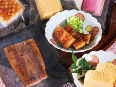 真空パック・ボイル用(100℃) 雲流印刷三方袋