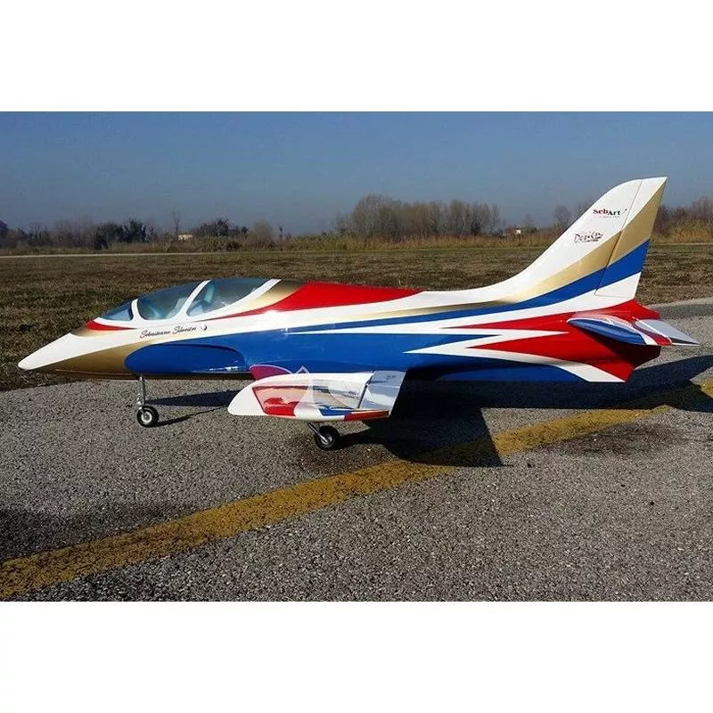 SebArt Mini Avanti S V2 90mm Jet 1,36m ARF (Blue/White/Red