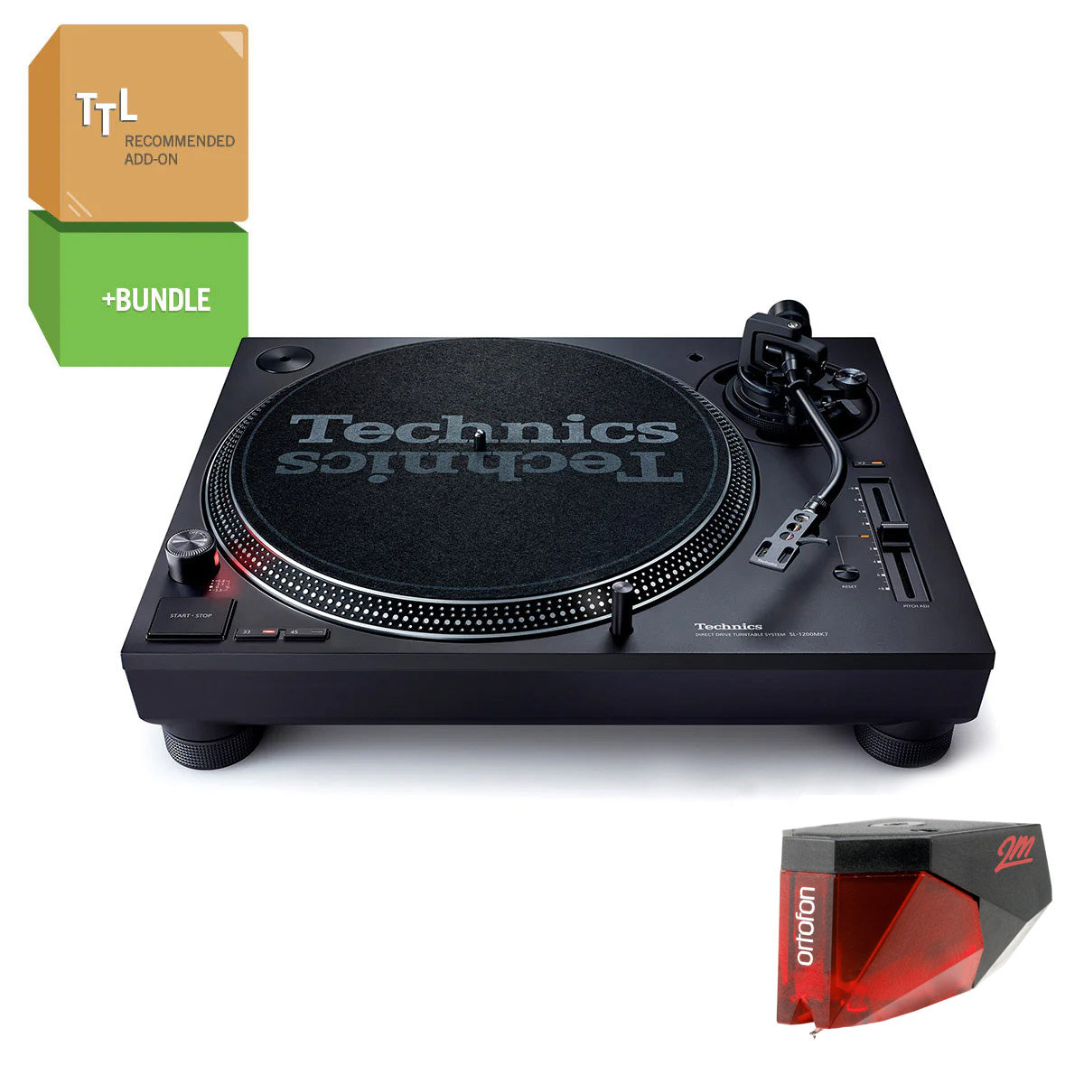 Technics: SL-1200MK7 Turntable - Black – TurntableLab.com