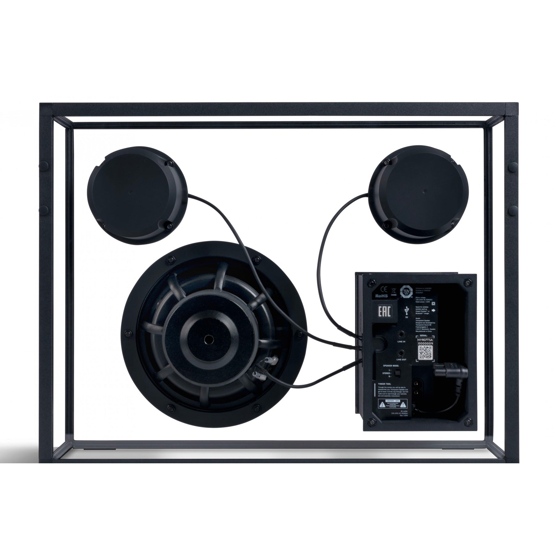 Transparent: Transparent Speaker - Black (TS-B-B) – TurntableLab.com