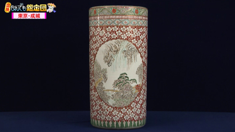 中国 筆筒 年代物 清・老竹彫・人物故事筆筒』極細工 古賞物 中国古玩