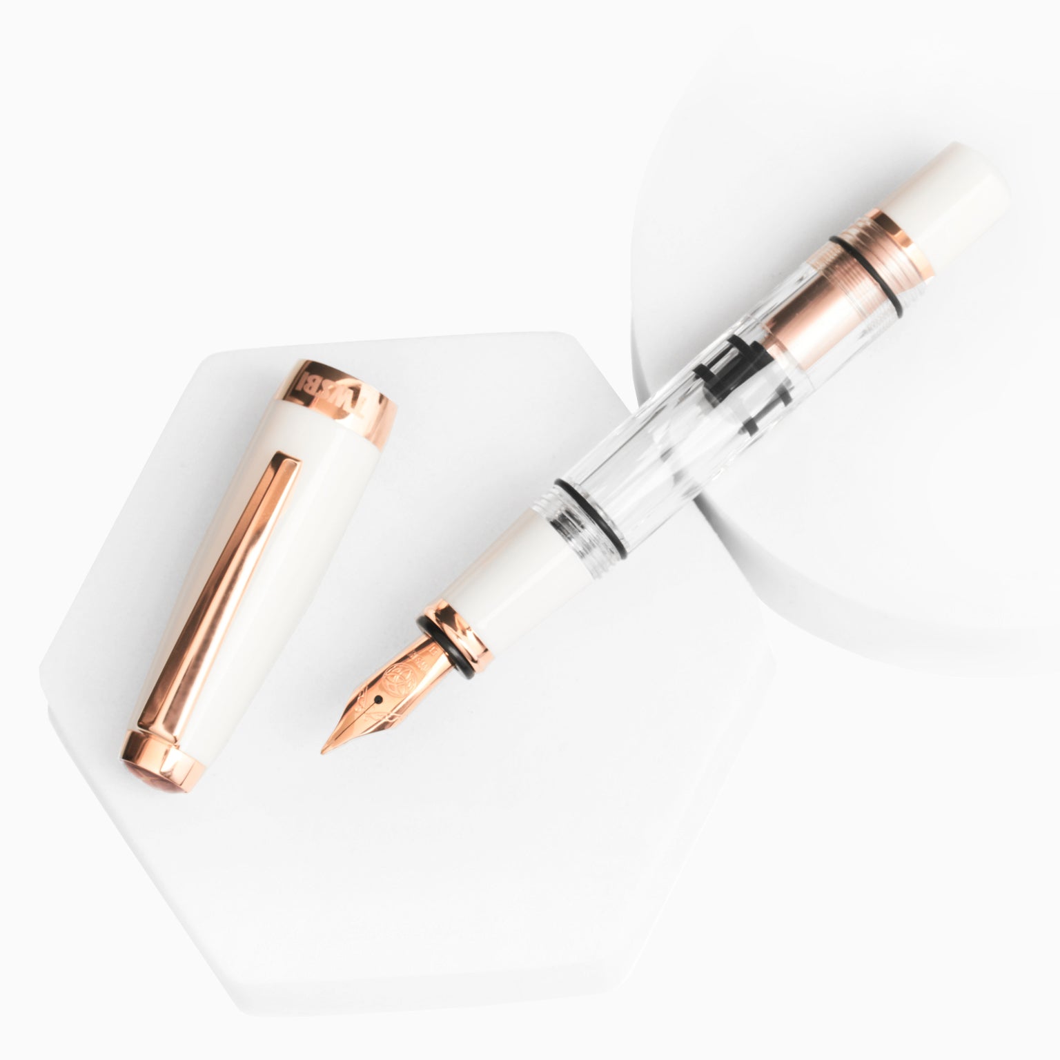 TWSBI Diamond Mini White RoseGold V2 Fountain Pen
