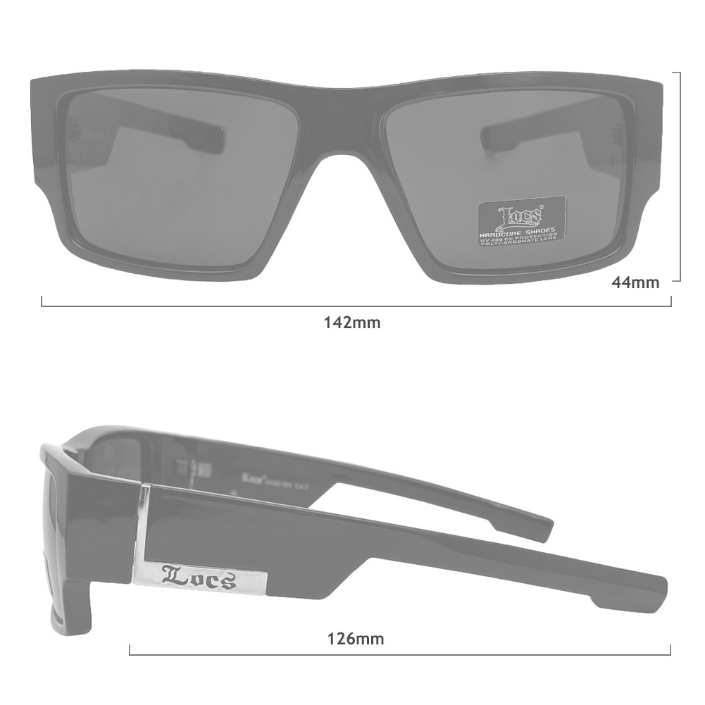 TYPHOONMART / ローク91085ハードコアシェイド サングラス【LOCS 91085
