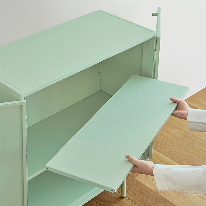 unico SOOD（スード）キャビネット W750 - ライトグレー unico SOOD