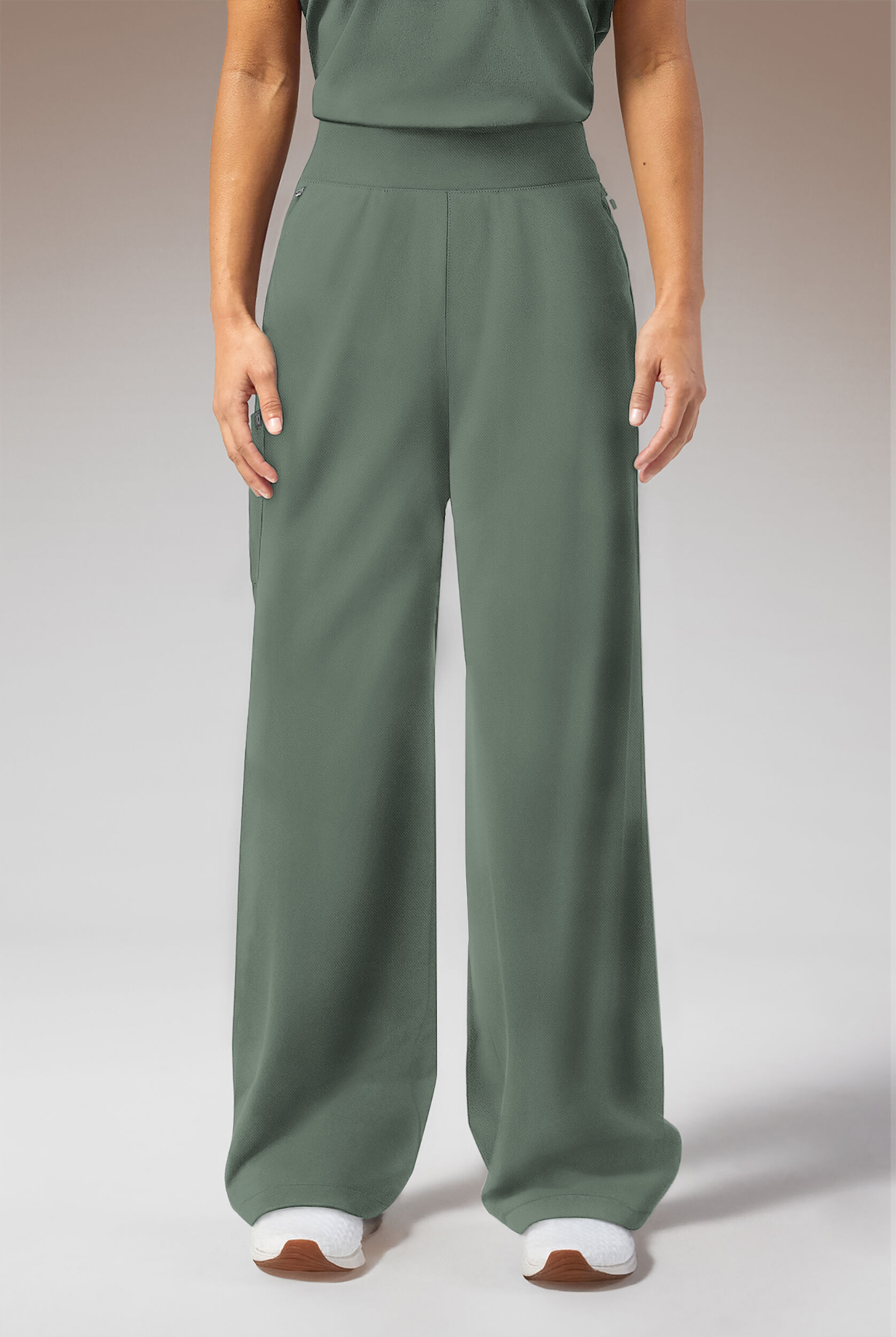 nonnative EDUCATOR EASY RIB PANTS COTTON