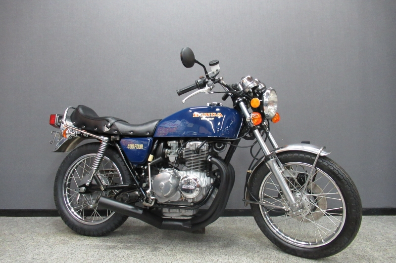 美品】 ☆装着のみ☆ タンク 旧車 CB400F リペイント HONDA 青 美品