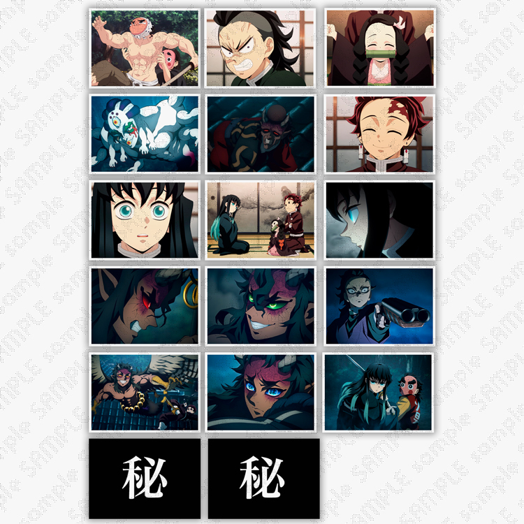 鬼滅の刃 刀鍛冶の里編 絵巻カフェ 箔押し缶バッジ 積怒 哀絶 可楽 空