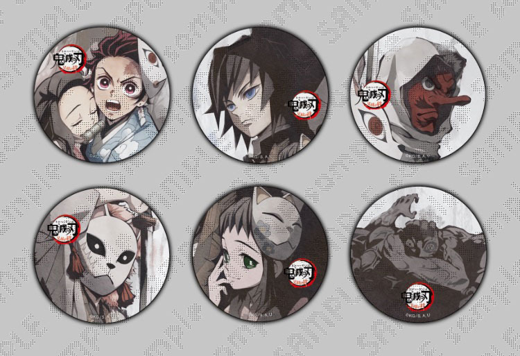 鬼滅の刃 兄妹の絆 キービジュアル 缶バッジ 錆兎 鬼滅の刃 兄妹の絆