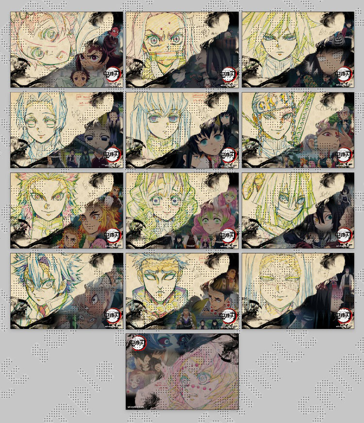 鬼滅の刃 ufotable Cafe DINING ランチョンマット まとめ売り 鬼滅の刃