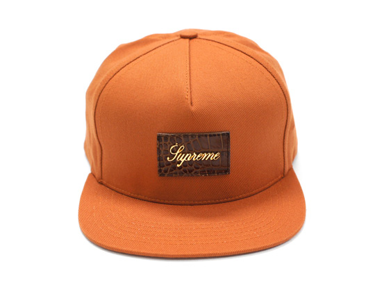 Supreme - Crocodile Script 5 Panel Hat - UG.SHAFT